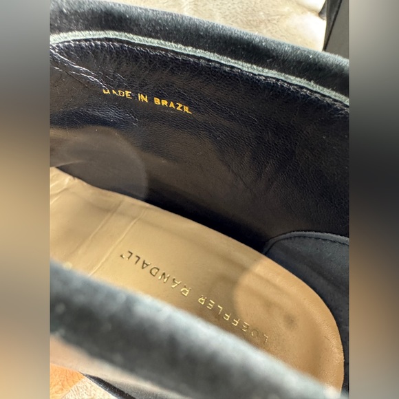 Loeffler Randall‎ Reese Bootie Black Leather/Suede - Size 7 Heel Sexy Minimalist - Picture 9 of 11